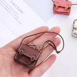 New 1/6 1/8 1/12 Dolls Backpack PU Leather