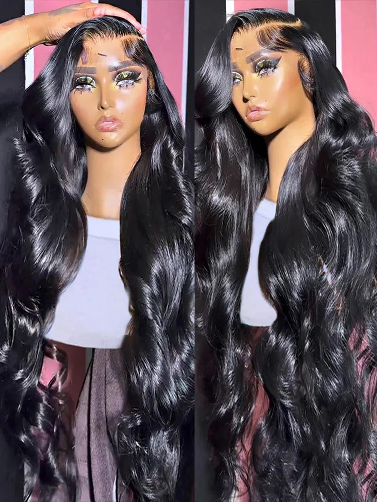 30 40 Inch Body Wave 13x6 HD Lace