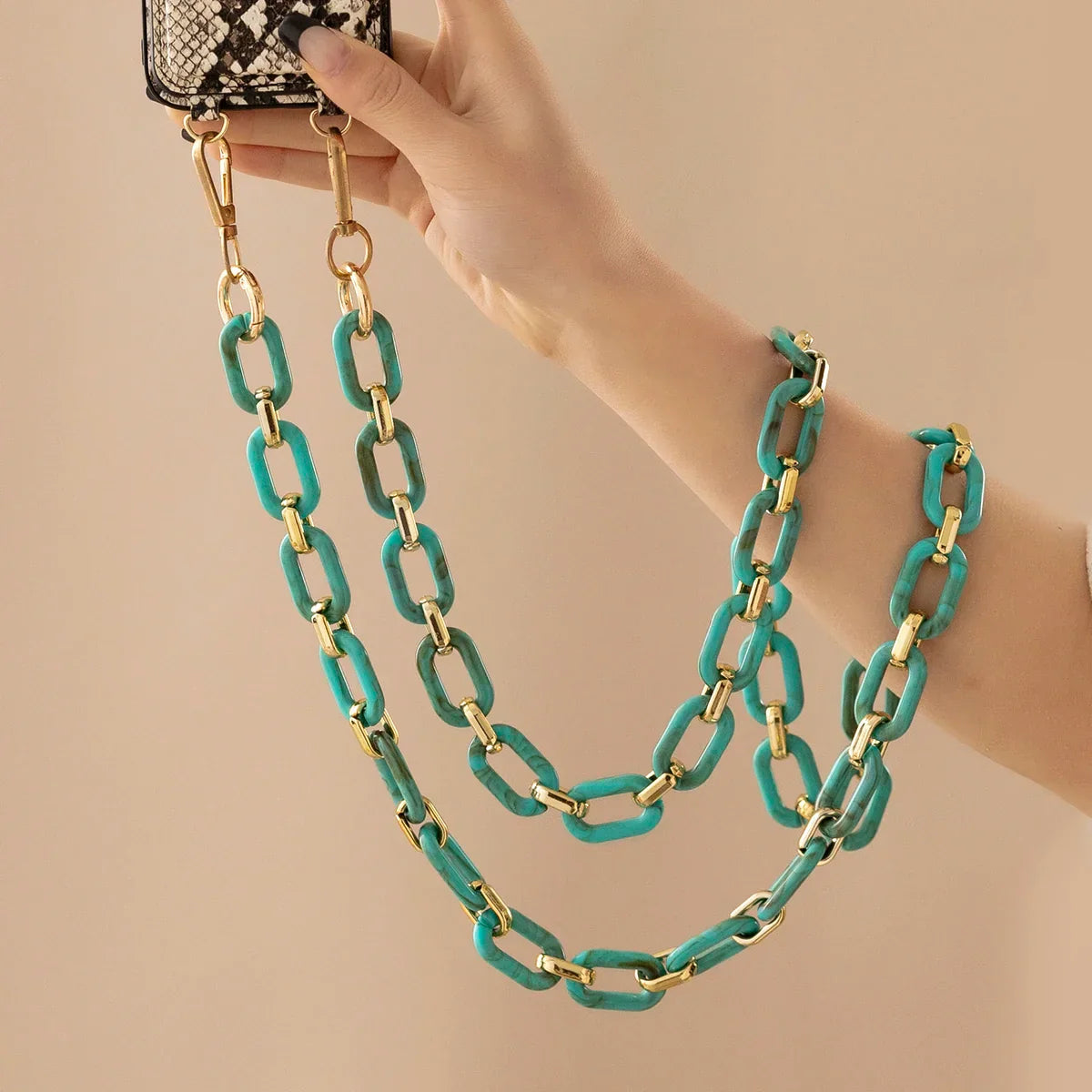 Fashion 120cm Telephone Strap Long Style Acrylic Slant