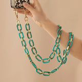 Fashion 120cm Telephone Strap Long Style Acrylic Slant