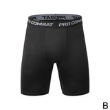 New Male Fitness Quick-Drying Tight Shorts Elastic Compression