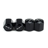 4PC Tire Valve Caps Zinc Alloy Hexagon SRT