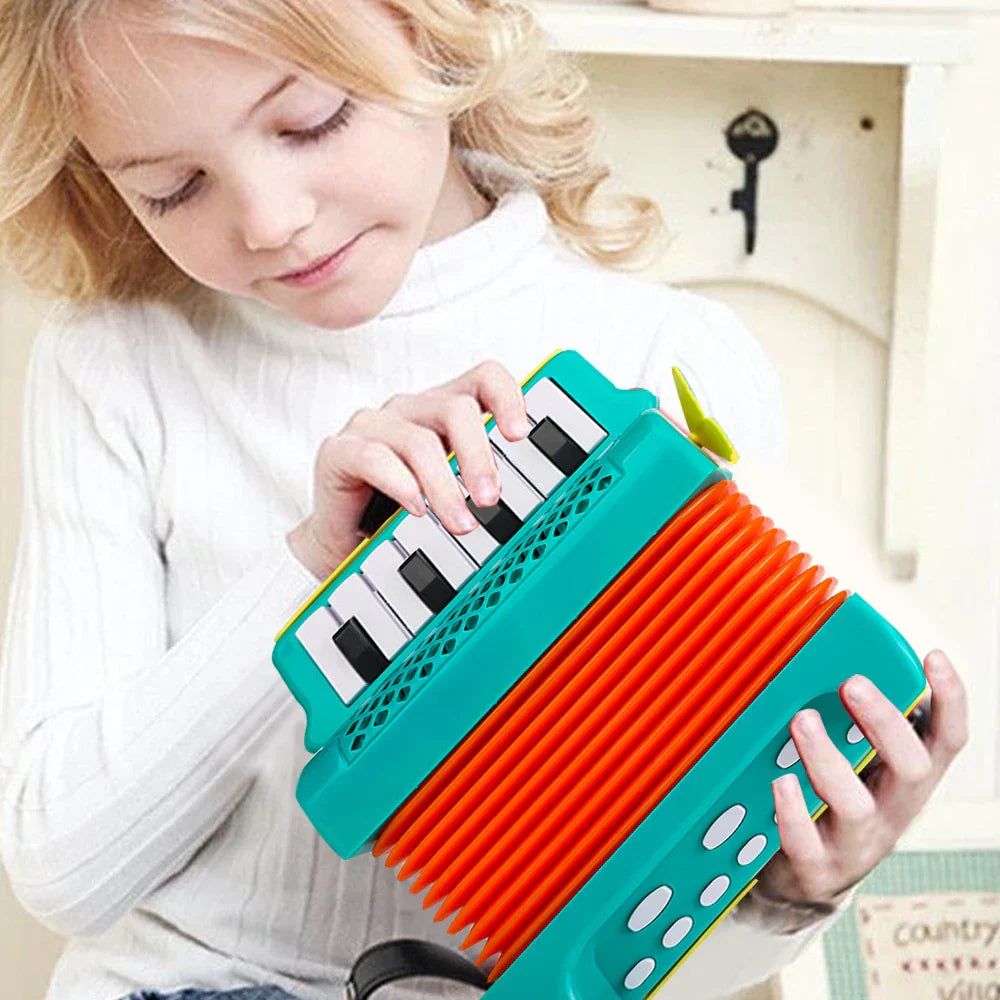 Kids Accordion Toy 10 Keys 8 Bass Accordions