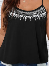 Finjani Women Cami Top Guipure Detail Patchwork Cami
