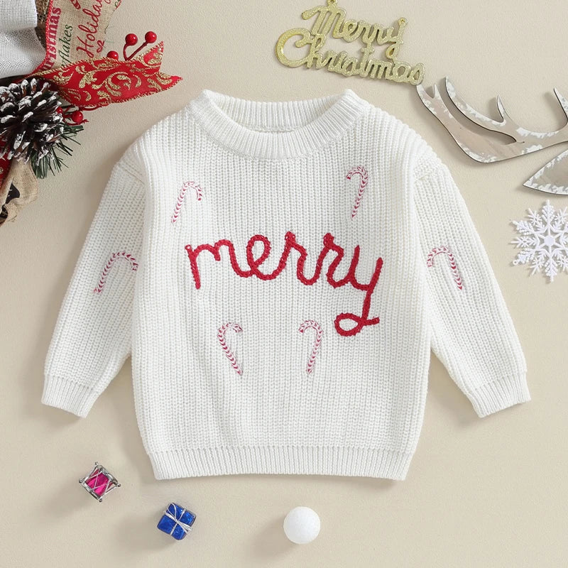 Christmas Baby Loose Sweater Knitted Autum Winter Baby
