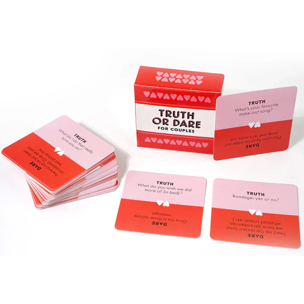 Truth or Dare for Couples Card Game Drunk