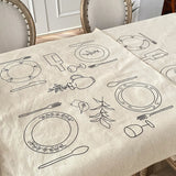 Creative Cotton and Linen Table Cloth Ins Style