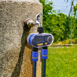 Two Outlets Garden Digital Electronic Water Timer Solenoid