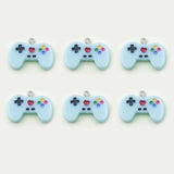 Randomly 610Pcs Colorful Resin Game Controller Charms Pendants