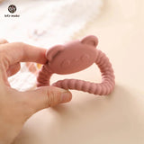 Let's Make 1PCS Baby Teether Silicone Toy BPA