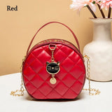 Women Chain Shoulder Bags Round Handbags Ladies Cute