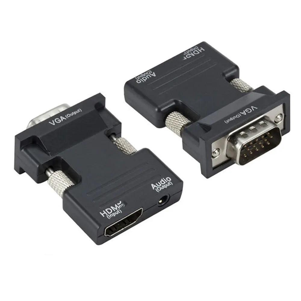 HDMI-compatible to VGA Converter Adapter 1080P VGA Adapter