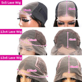 HD Transparent 13x6 Body Wave Lace Front Human