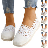 2023 Women's Lace Hollow Out Mesh Summer Flats