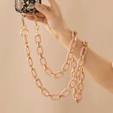 Fashion 120cm Telephone Strap Long Style Acrylic Slant