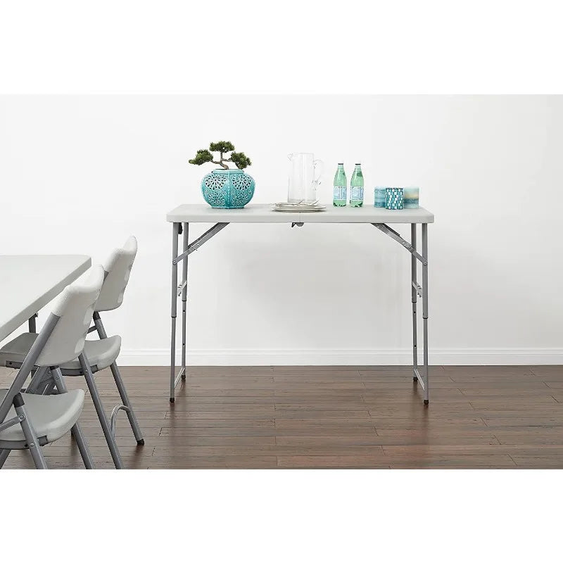 Resin Multipurpose Rectangle Table Bar Tables, 4-Feet Long,