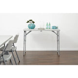 Resin Multipurpose Rectangle Table Bar Tables, 4-Feet Long,