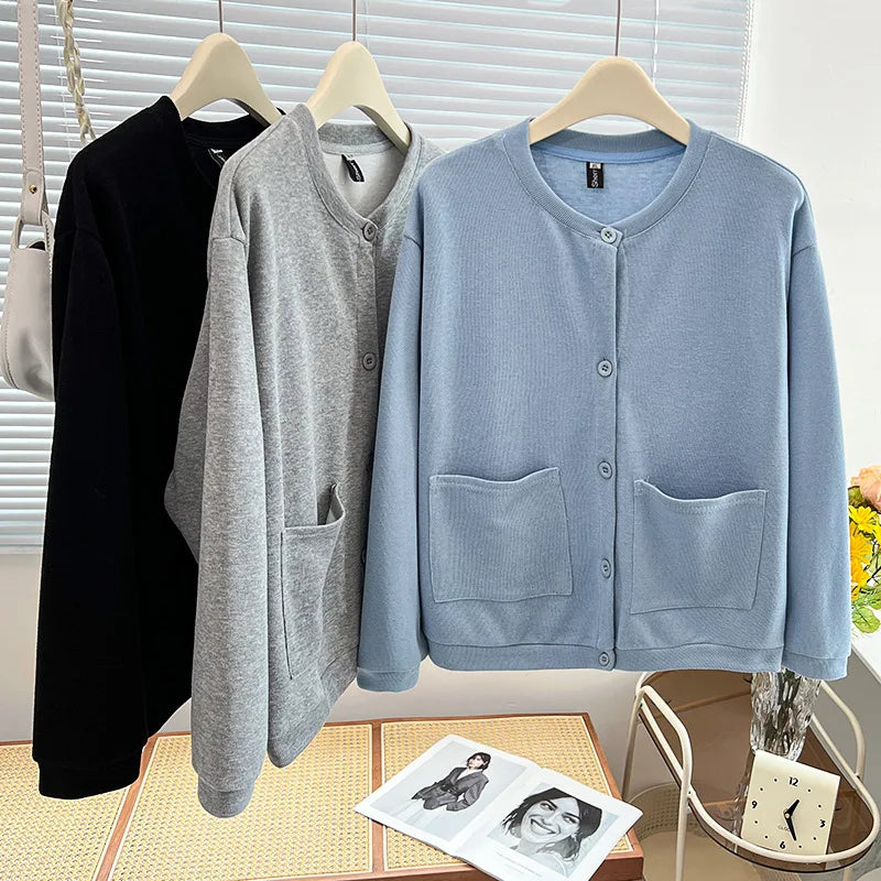 Womens Plus Size Jacket Autumn Casual Clothing Fashion