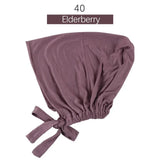 Inner Tie Back Hijab Cap Modal Turban Hat
