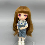 Ob11 Doll Wigs Soft Cute Braid Hair Bangs