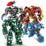 Superheroes Mecha Building Blocks Toys for Boys Super
