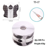 500Pcs Nail Form Nail Paper Holder Tools Forms