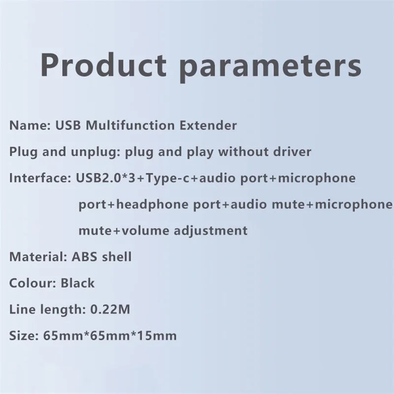 Nworld USB External Sound Card 3 Ports To