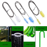 Aquarium Cleaning Brush for Water Hose Lily Pipe
