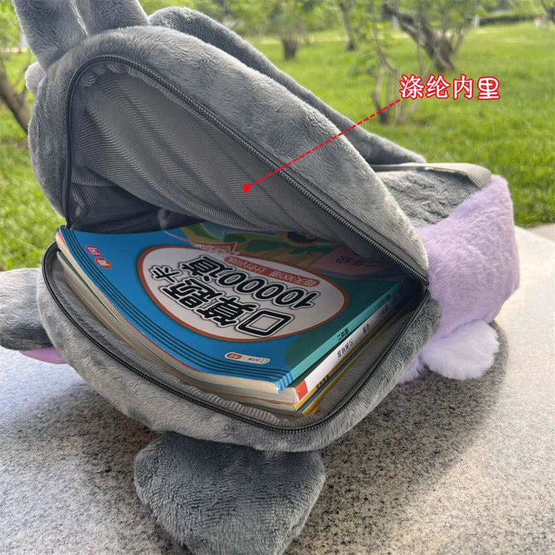 New Sanrio Cartoon Lovely Plush Backpack Cinnamoroll Kuromi