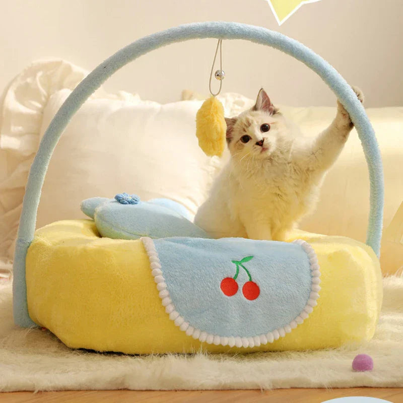 Sleeping Removable and Washable Winter Warm Semi-enclosed Dog