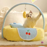 Sleeping Removable and Washable Winter Warm Semi-enclosed Dog