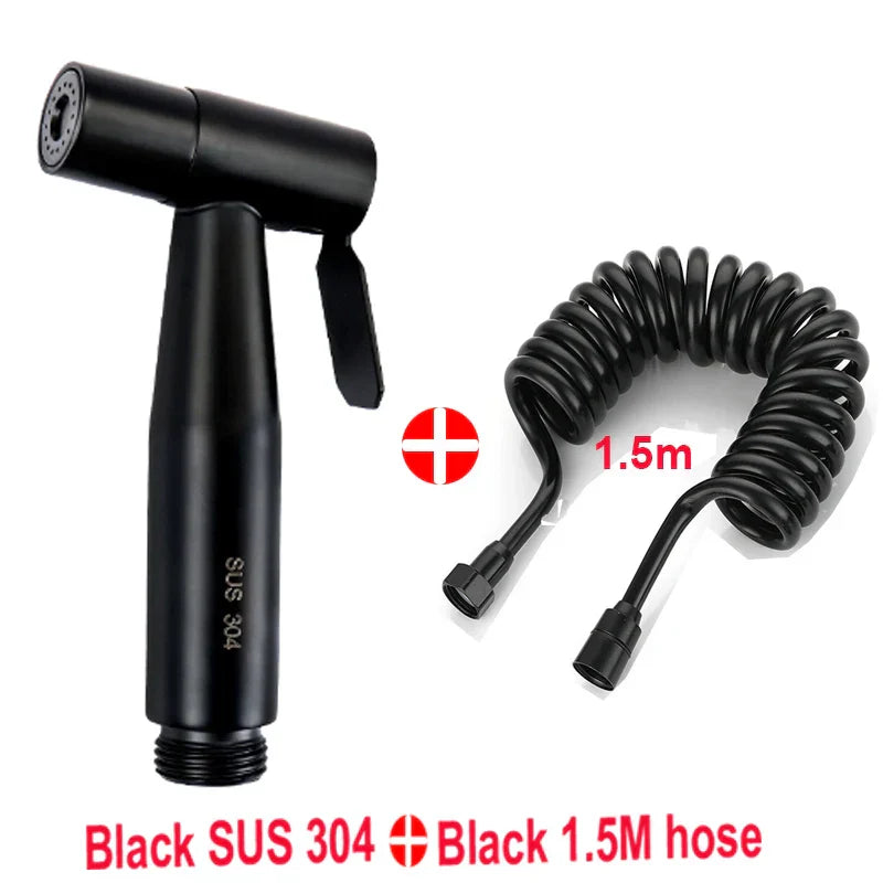 Handheld Bidet Sprayer Set 304 Stainless Steel Spray