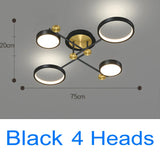 Modern Pendant Light LED Nordic Lamp Gold Black