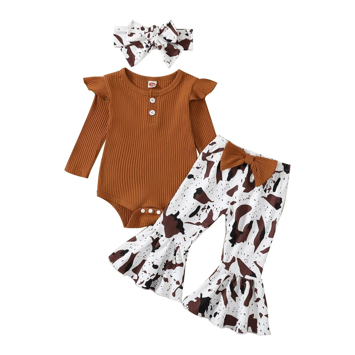 Citgeett Autumn Infant Baby Girls Jumpsuit Solid Color