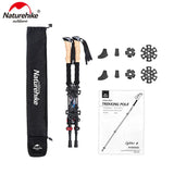 Naturehike Trekking Poles 2pcs Carbon Fiber Collapsible Telescopic