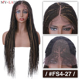 My-Lady 28inch Synthetic Braided Wigs Senegalese Twist Lace