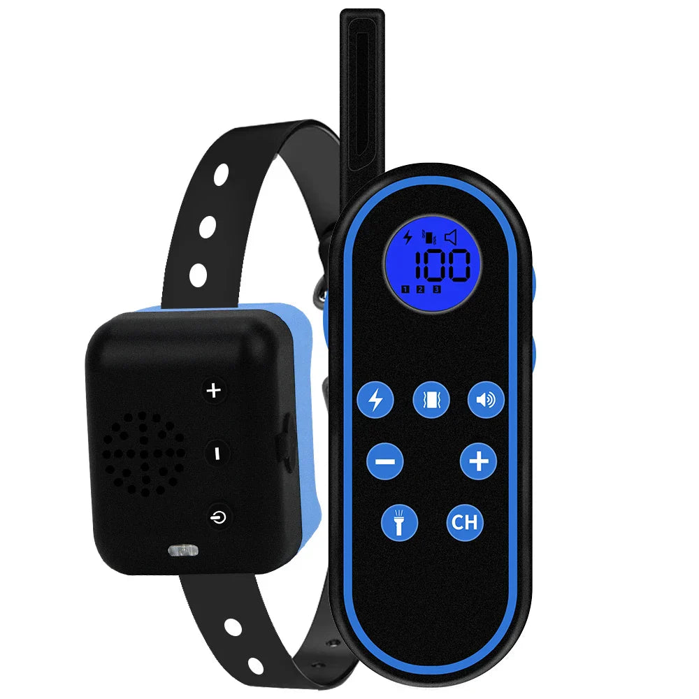 Electric Shock Collar Waterproof 1000m Remote Control Dog