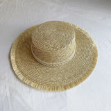 Large Eaves Beach Sunhat Woven Straw Hat Summer