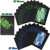 Black Gold Playing Card Poker Game Deck blue