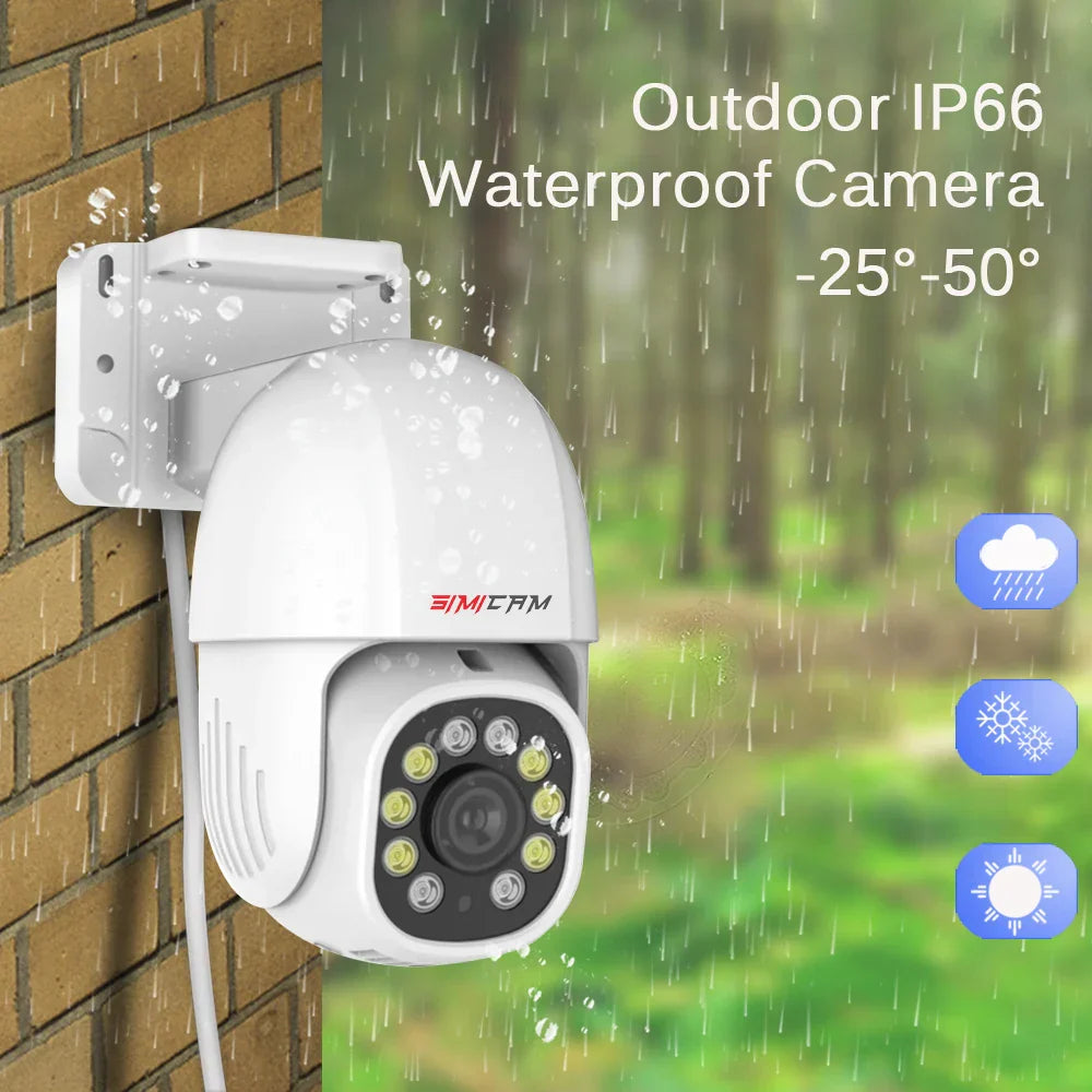 4K POE PTZ IP Camera Kit 8MP Bullet