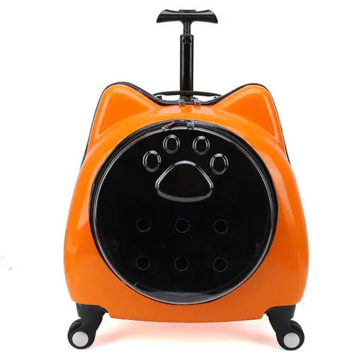 Cute Handbags Wheels Cats Carriers Animal Kitten Carrier