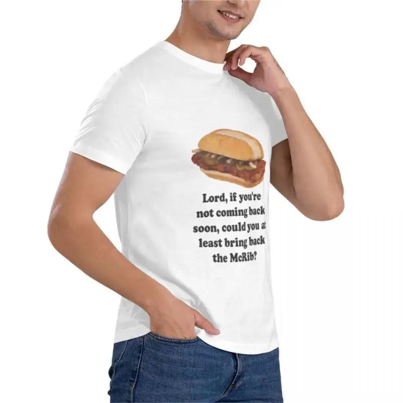 Bring Back The McRib Classic T-Shirt plain white