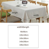 Daisy Flower Pattern Tablecloth Hot Sale Linen