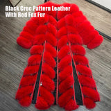 YOLOAgain 2024 Autumn Luxury Real Fox Fur Coat