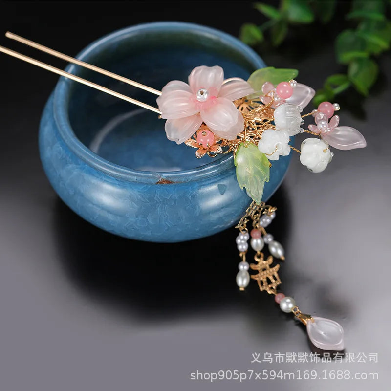 Vintage Hair Sticks Hairpins Chinese Hanfu Hair Accessories