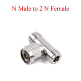 1PC RF Coaxial Connector Splitter N Male/Female to