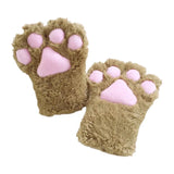 Furry for Cat Paws Gloves Animal Cosplay Costume