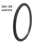 202224 Inch Solid Tire 202224X1 38 InflatableFree Wheel