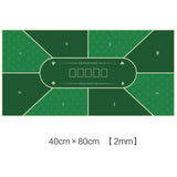 Deluxe Suede Texas Holdem Game Table Mat Nonslip