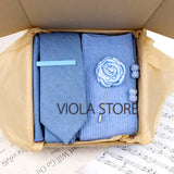 Viola Design 5PCS Gift Box Solid Cotton Sock